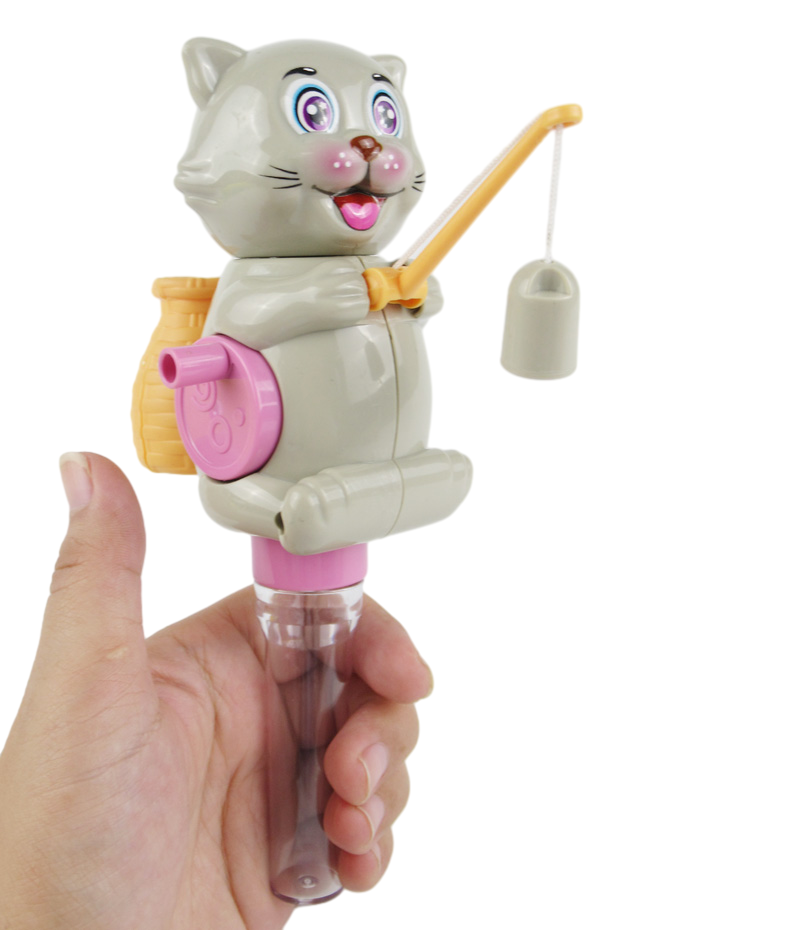 candy toy with cat fishing game
